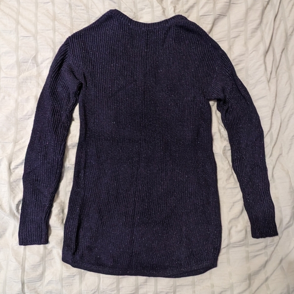 2 Maternity XS Knit Sweaters with tinsel thread - Picture 4 of 7